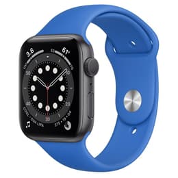 Apple Watch (Series SE) 2020 GPS + Celular 44 - Alumínio Cinzento sideral - Circuito desportivo Azul