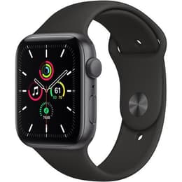 Apple Watch (Series SE) 2020 GPS 44 - Alumínio Cinzento sideral - Bracelete desportiva Preto