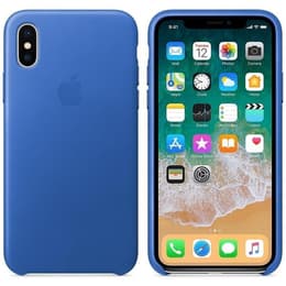 Capa Apple - iPhone X / XS - Couro Azul