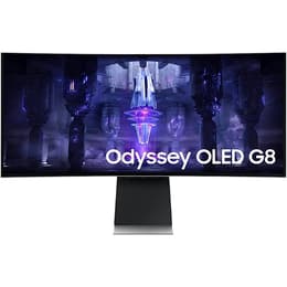34-inch Samsung Odyssey G8 G85SB 3440 x 1440 OLED Monitor Cinzento