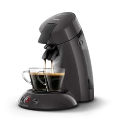 Cafeteira de Expresso de Cápsula Compatível com Senseo Philips Eco HD6552/36 L - Cinzento