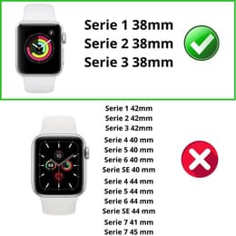 Capa Apple Watch Series 3 - 38 mm - Plástico - Transparente