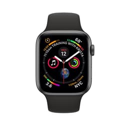 Apple Watch (Series 4) 2018 GPS + Celular 40 - Aço inoxidável Prateado - Bracelete desportiva Preto