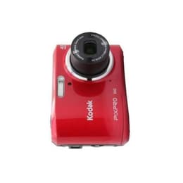 Compacto Pixpro X42 - Vermelho + Kodak Pixpro Aspheric Zoom Lens 27-108mm f/3-6.6 f/3-6.6