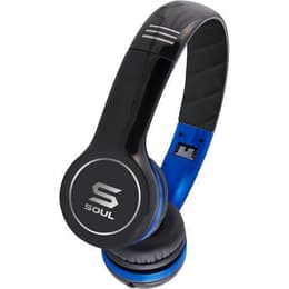 SL100 Auscultador- com fios com microfone - Azul/Preto
