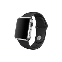 Apple Watch (Series 4) 2018 GPS + Celular 40 - Alumínio Prateado - Bracelete desportiva Preto