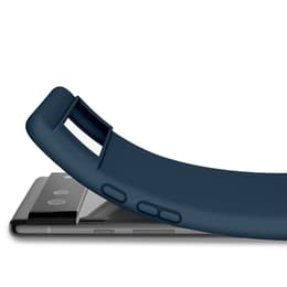 Capa Google Pixel 6 e 2 películas de proteção - Silicone - Azul