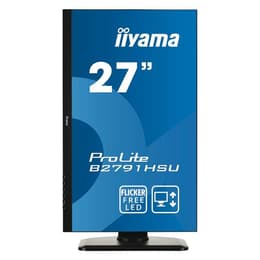 27-inch Iiyama ProLite B2791HSU 1920 x 1080 LED Monitor Preto