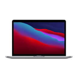MacBook Pro Com marcas de autocolantes 13" (2020) - M1 da Apple com CPU 8‑core e GPU 8-Core - 16GB RAM - SSD 512GB - Ecrã padrão - QWERTY - Inglês