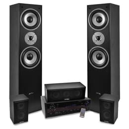 Soundbar Ltc Home-Cinema 5 enceintes 850W E1004BK, Ampli 2x50W + 3x20W ATM6500BT - Preto