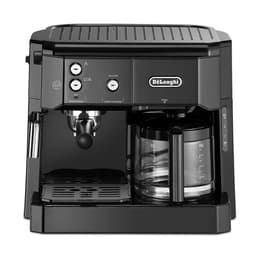 Máquina de café Expresso combinado Compatível com cápsulas e.s. e De'Longhi BCO416.1 FR 1.4L - Preto