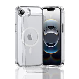 Capa iPhone 16e e 2 películas de proteção - TPU - Transparente