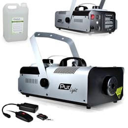 Pur Light Machine à fumée Pro Méga SMOKE haute densité 1500W + Etrier de fix + 2 télécommandes NEWARK1500 +20L Liquide Acessórios De Áudio