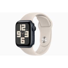 Apple Watch Series SE 1 (2020) GPS 40 mm - Alumínio Cinzento sideral - Bracelete desportiva Laranja