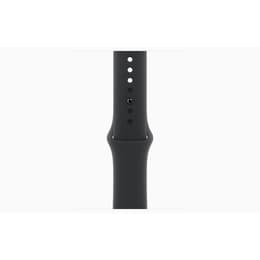 Apple Watch Series 10 (2024) GPS 42 mm - Alumínio Preto brilhante - Bracelete desportiva Preto