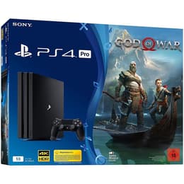 PlayStation 4 Pro 1000GB - Preto - Edição limitada God of War + God of War