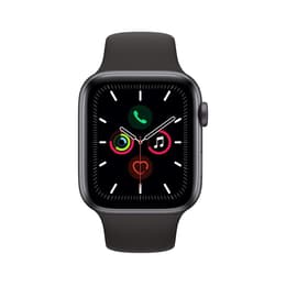 Apple Watch (Series 5) 2019 GPS 44 - Alumínio Cinzento sideral - Bracelete desportiva Preto