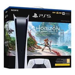 PlayStation 5 Digital Edition 825GB - Branco + Horizon Forbidden West