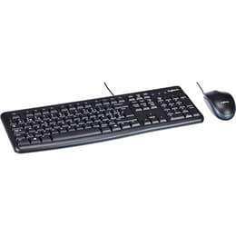 Logitech Teclado QWERTY Árabe MK120 wired mouse and keyboard kit with preapplied layout stickers