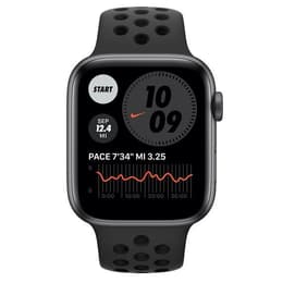 Apple Watch (Series 6) 2020 GPS + Celular 44 - Alumínio Cinzento sideral - Bracelete desportiva Nike Preto