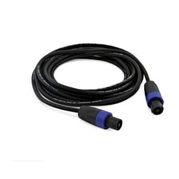Lot de 4 Câbles Speakon mâle / mâle 10 m pour enceintes SOUNDLAB GO38ZG Cabo