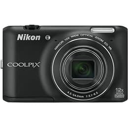 Compacto Coolpix S6400 - Preto + Nikon Nikkor Wide Optical Zoom 25-300 mm f/3.1-6.5 f/3.1-6.5