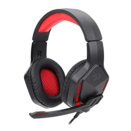 H220 Themis redutor de ruído jogos Auscultador- com fios (sector) com microfone - Preto/Vermelho