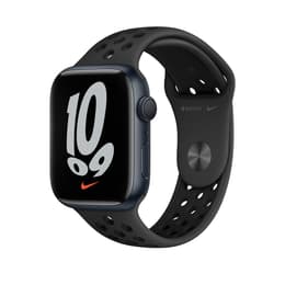 Apple Watch (Series 7) 2021 GPS + Celular 45 - Alumínio Meia-noite - Bracelete desportiva Preto