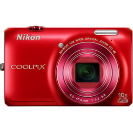 Nikon Coolpix S6300 Compacto 16 - Vermelho