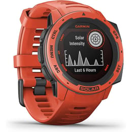 Smart Watch Garmin GPS Instinct Solar - Vermelho