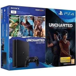 PlayStation 4 Slim 1000GB - Preto - Edição limitada + Horizon Zero Dawn, Ratchet & Clank, Uncharted: The Lost Legacy