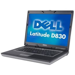 Dell Latitude D830 15-inch (2007) - Core 2 Duo T7250 - 2GB - HDD 80 GB AZERTY - Francês
