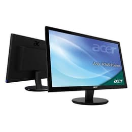 24-inch Acer p246h 1920 x 1080 LCD Monitor Preto