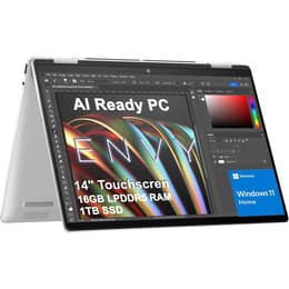HP Envy x360 2-in-1 14-inch (2022) - Core i7 - Gen 12 (U) - 16GB - SSD 512 GB + HDD 512 GB QWERTY - Inglês