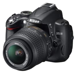 Reflex D5000 - Preto + Nikon AF-S DX Nikkor 18-55mm f/3.5-5.6G VR II f/3.5-5.6G