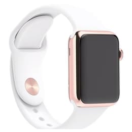Apple Watch Series 4 (2018) GPS + Celular 40 mm - Alumínio Dourado - Bracelete desportiva Branco