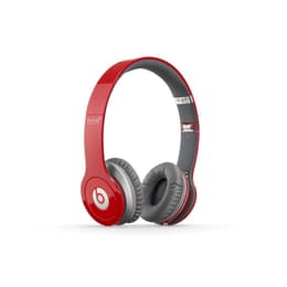 Beats Solo HD Auscultador- com fios com microfone - Vermelho/Cizento