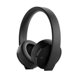 PlayStation Gold Wireless Headset jogos Auscultador- com fios + sem fios com microfone - Preto