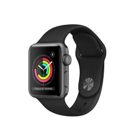 Apple Watch (Series 3) 2017 GPS 42 - Alumínio Cinzento - Bracelete desportiva Preto