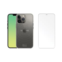 Back Market Capa iPhone 13 Pro e película de proteção - GRS 4.0 Plástico reciclado - Transparente