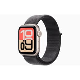 Apple Watch Series 7 (2021) GPS + Celular 41 mm - Titânio Prateado - Bracelete desportiva Nike Preto