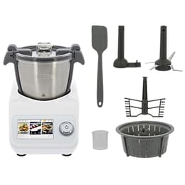 Robot De Cozinha Compact Cook Platinum cf-2001fp 5L -Branco/Cizento