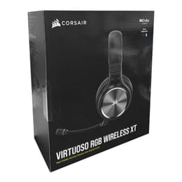 Virtuoso RGB Wireless XT redutor de ruído jogos Auscultador- com fios + sem fios com microfone - Preto