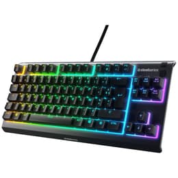 Steelseries Teclado AZERTY Francês Retro-iluminado Apex 3 TKL