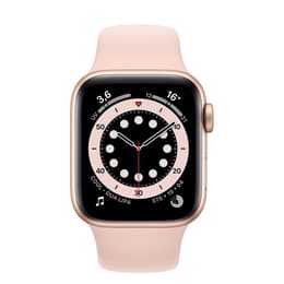 Apple Watch (Series 6) 2020 GPS + Celular 40 - Alumínio Dourado - Circuito desportivo Rosa (Sand)