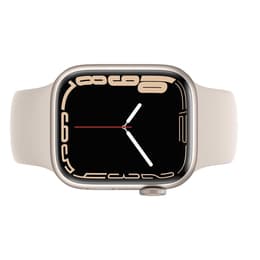 Apple Watch Series 7 (2021) GPS + Celular 41 mm - Alumínio Luz das estrelas - Bracelete desportiva Luz das estrelas