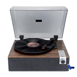 Evidence Acoustics Tourne-disque Vinyle EA-PL200-WOOD - Haut-parleurs intégrés 40 watts PMPO - 33, 45 et 78 tours - Bluetooth+Clé USB 32G Gira-Discos
