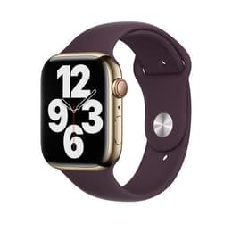 Apple Watch (Series 7) 2021 GPS + Celular 41 - Aço inoxidável Dourado - Bracelete desportiva