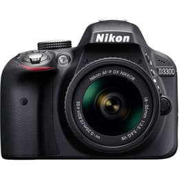 Nikon D3300 - Preto + Nikon AF-P DX Nikkor 18-55mm f/3.5-5.6G