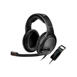 PC363D redutor de ruído jogos Auscultador- com fios (sector) com microfone - Preto